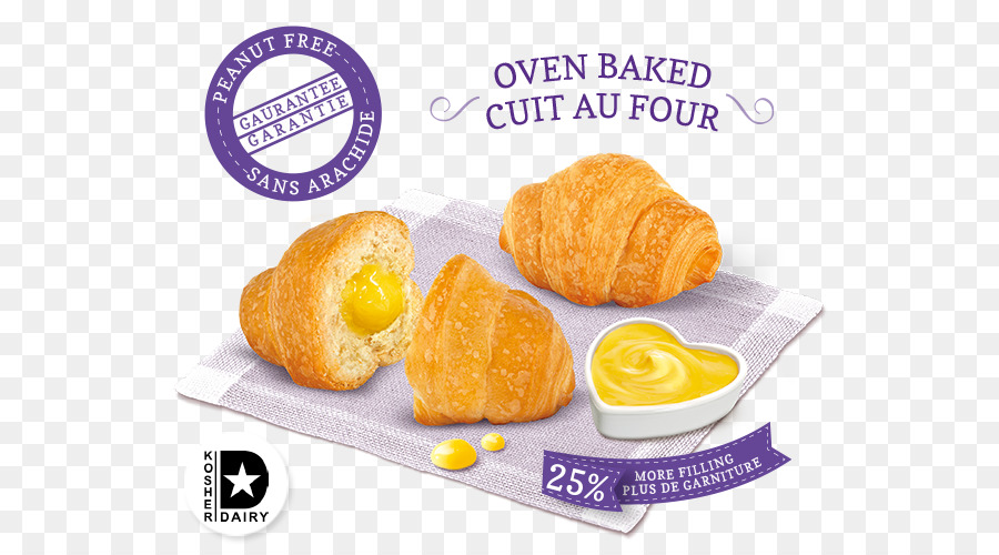 Croissant，Dinamarquês Pastelaria PNG