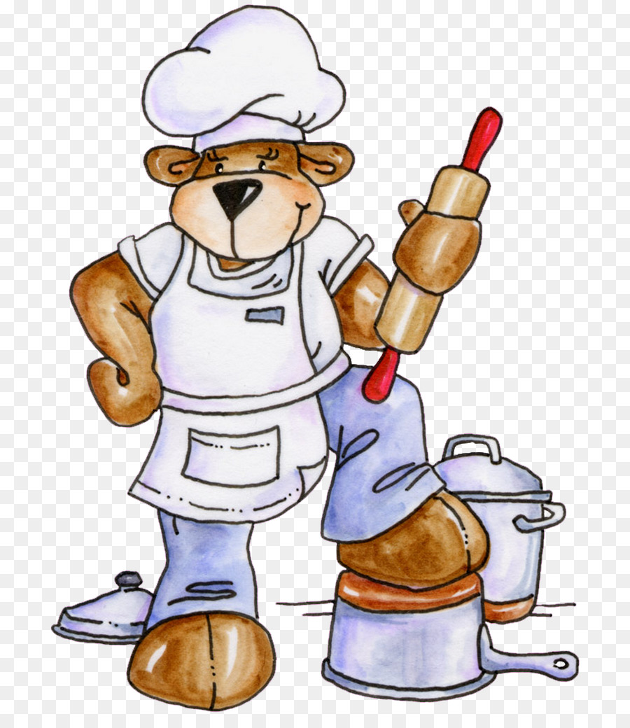 Chef Urso，Culinária PNG