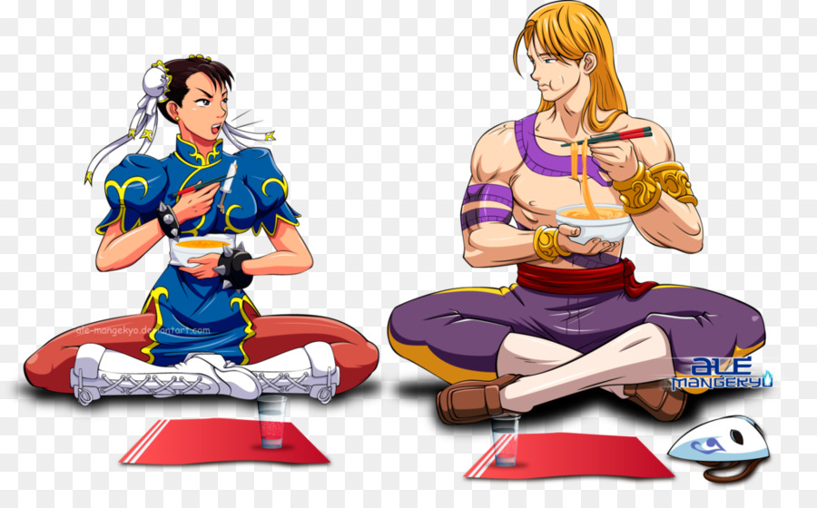 Personagens Comendo，Chun Li PNG