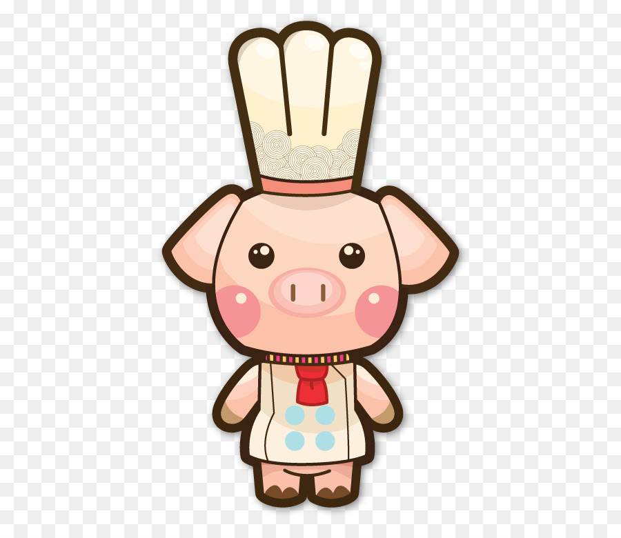 Chef De Porco Dos Desenhos Animados，Porco PNG