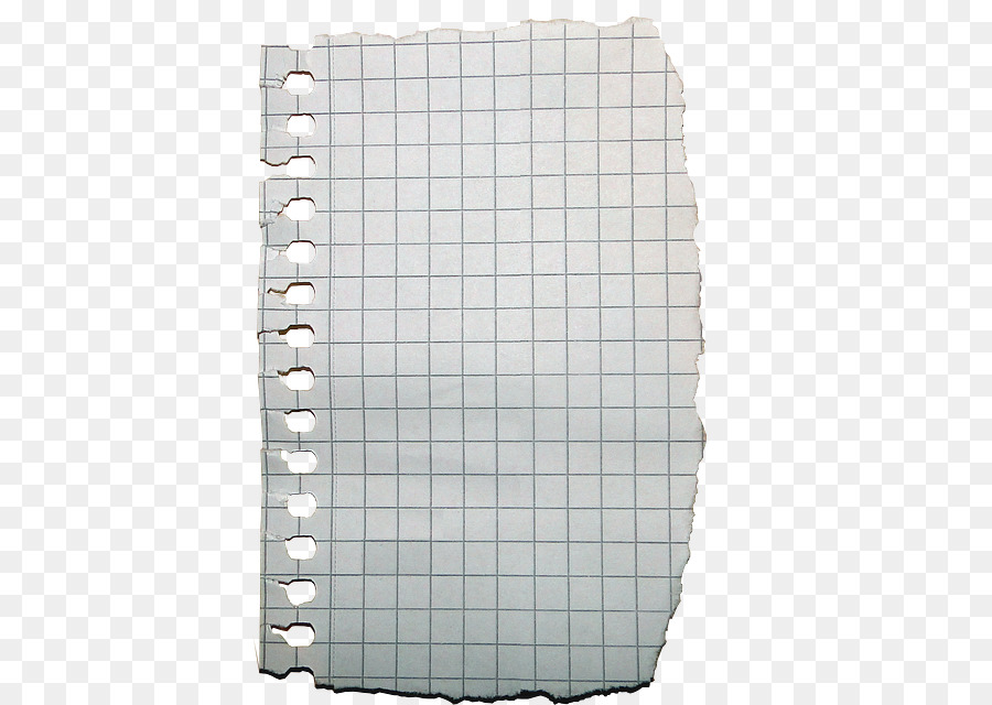 Papel Quadriculado Rasgado，Caderno PNG