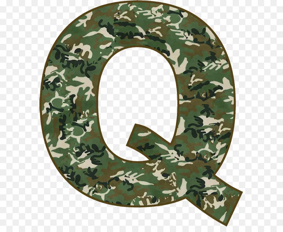 Camuflagem Q，Alfabeto PNG