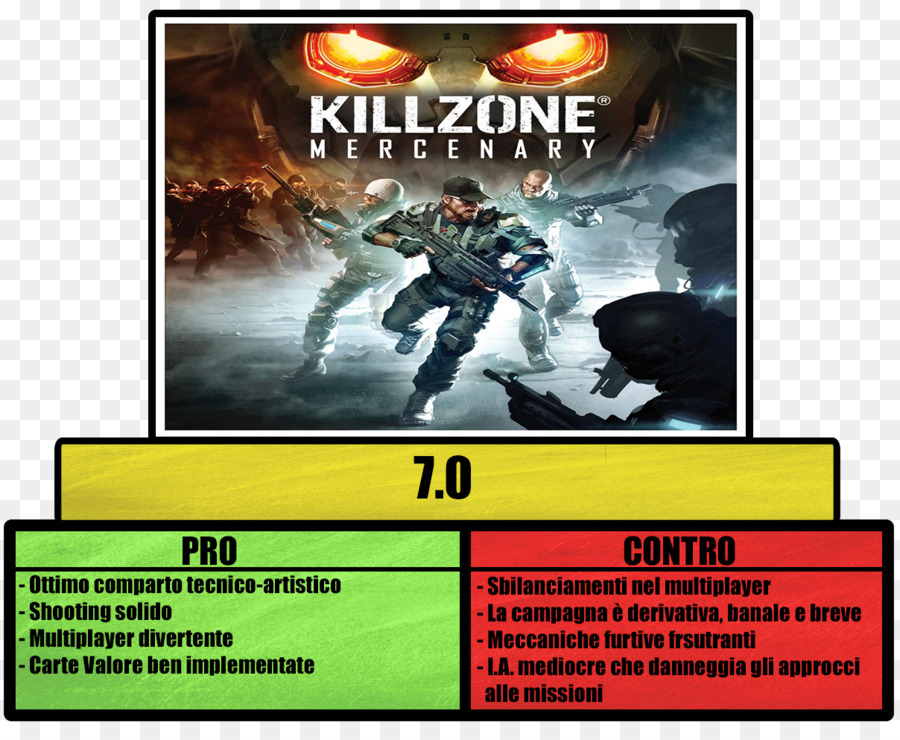 Killzone Mercenary，Playstation Vita PNG