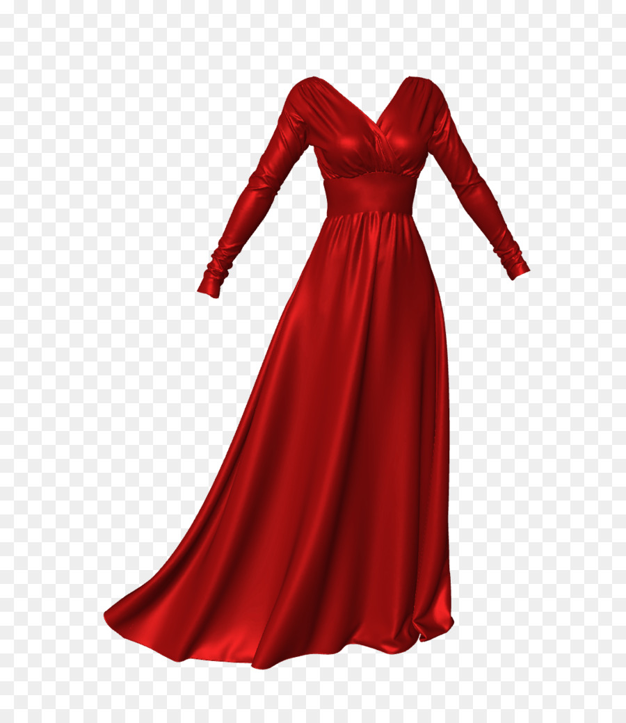 Vestido Vermelho，Vestido PNG