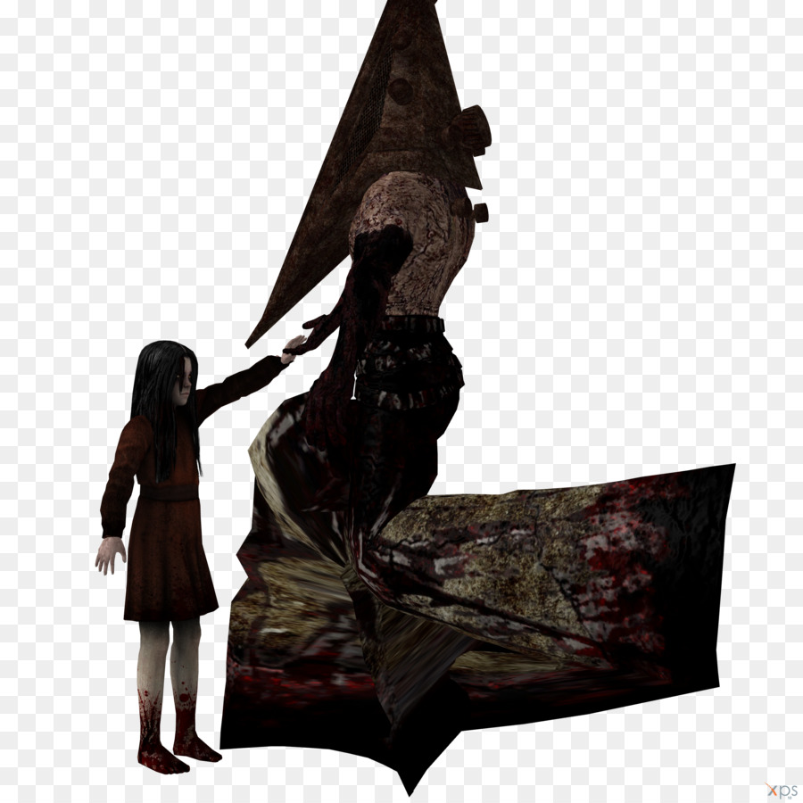 Cabeça E Menina Da Pirâmide，Horror PNG