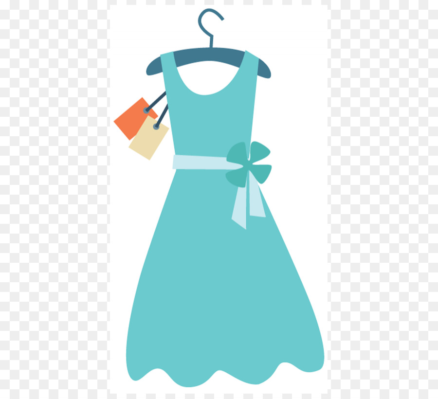 Vestido Azul，Cabide PNG