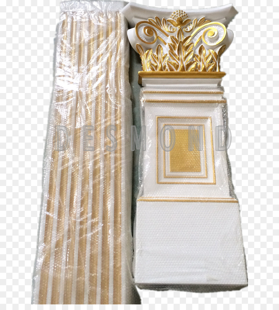 Coluna Decorativa，Ouro PNG