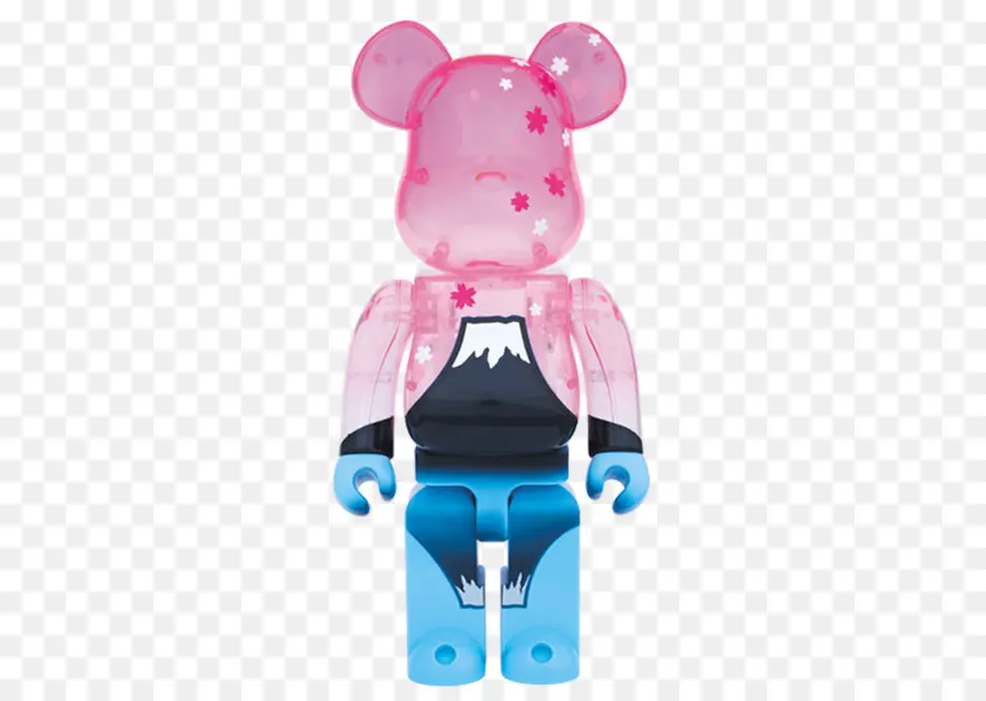 Brinquedo Bearbrick Colorido，Colecionável PNG