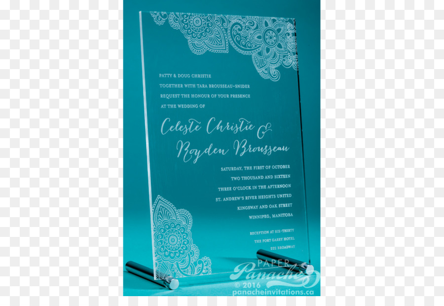 Convite De Casamento，Turquesa PNG