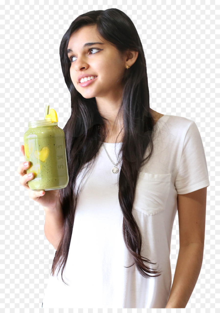 Mulher Com Smoothie，Bebida PNG