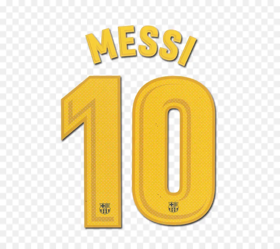 Amarelo Número 10，Messi PNG