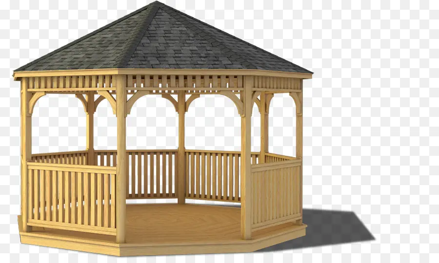 Gazebo De Madeira，Ar Livre PNG