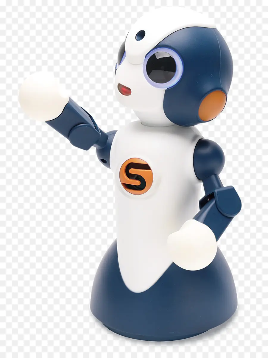 Robô，Azul PNG