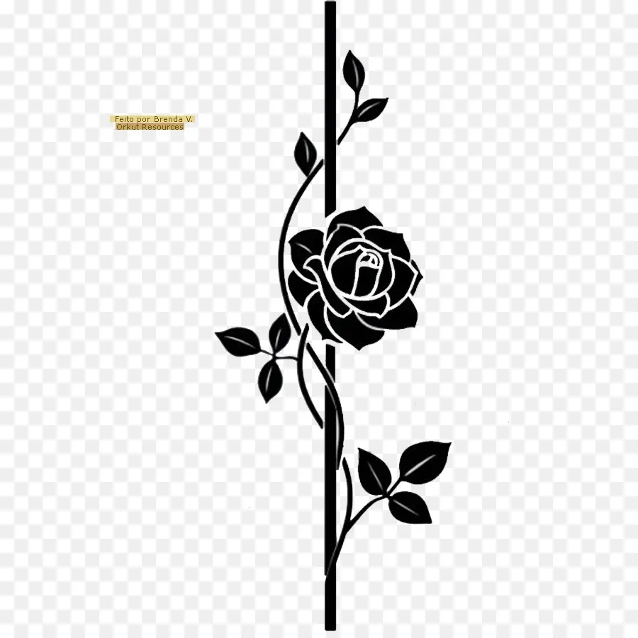 Der Inverno Der Schwarzen Rosen，Design Floral PNG