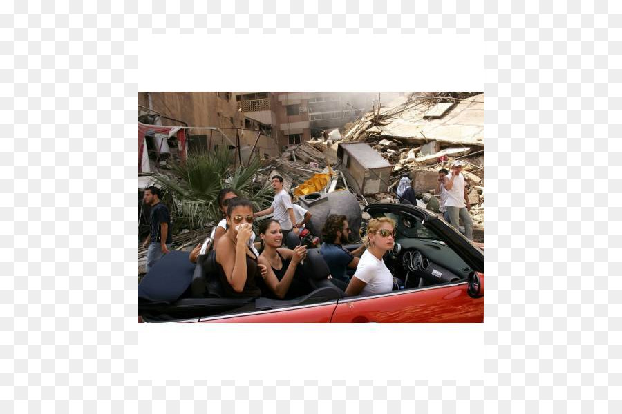 Jovens Libaneses Unidade Através Devastado Bairro De Sul De Beirute，Beirute PNG