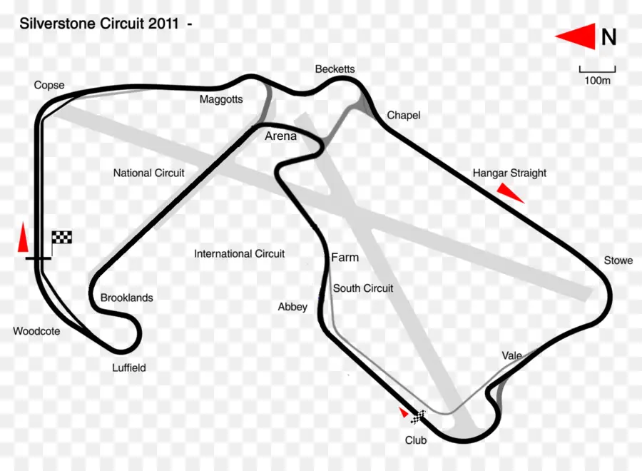 Mapa Do Autódromo，Silverstone PNG