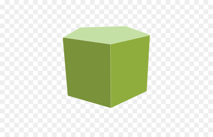 Formas Geométricas Verdes，Cubo PNG