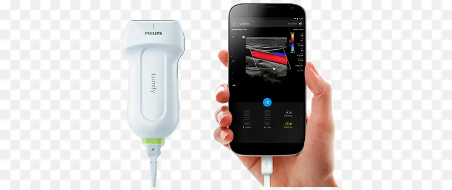 Dispositivo De Ultrassom Portátil，Smartphone PNG