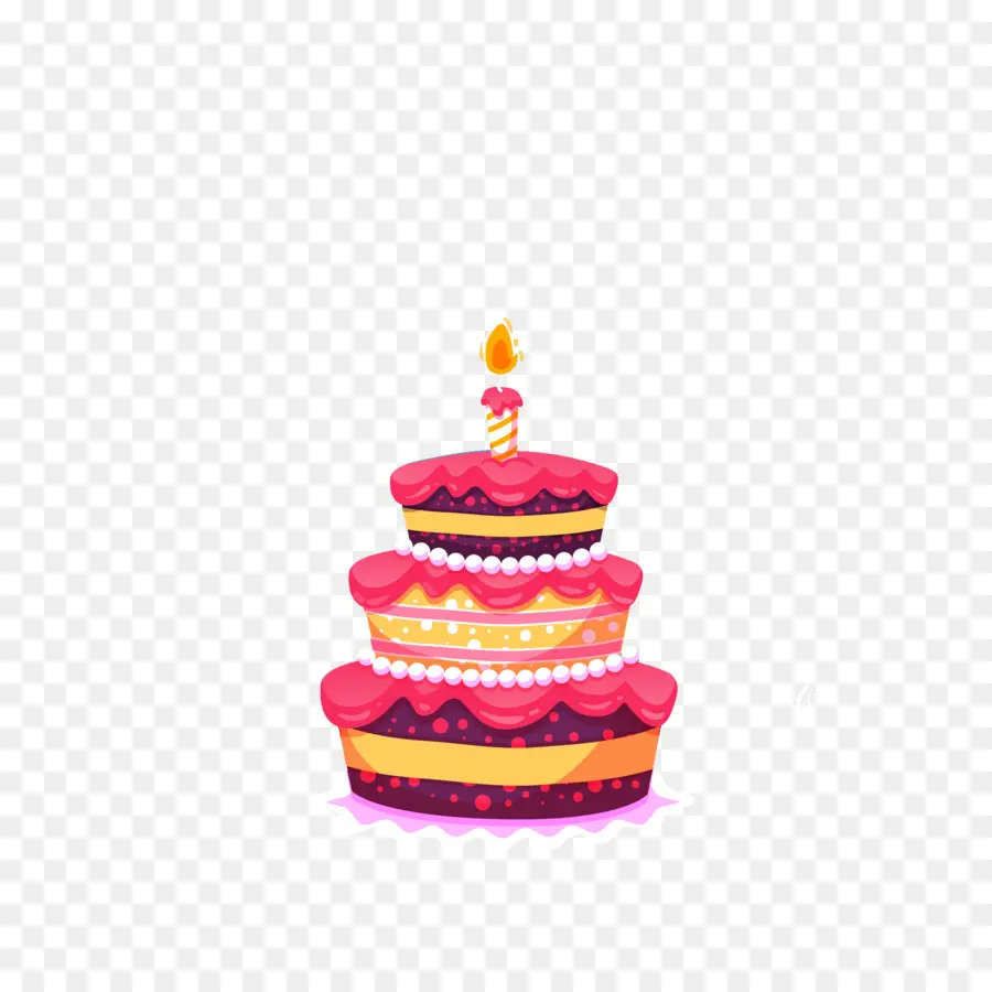 Bolo De Aniversário，Bolo PNG