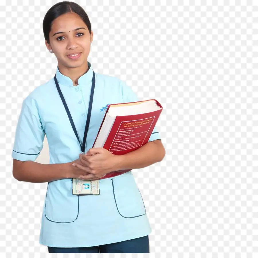 Enfermeira Com Livro，Assistência Médica PNG