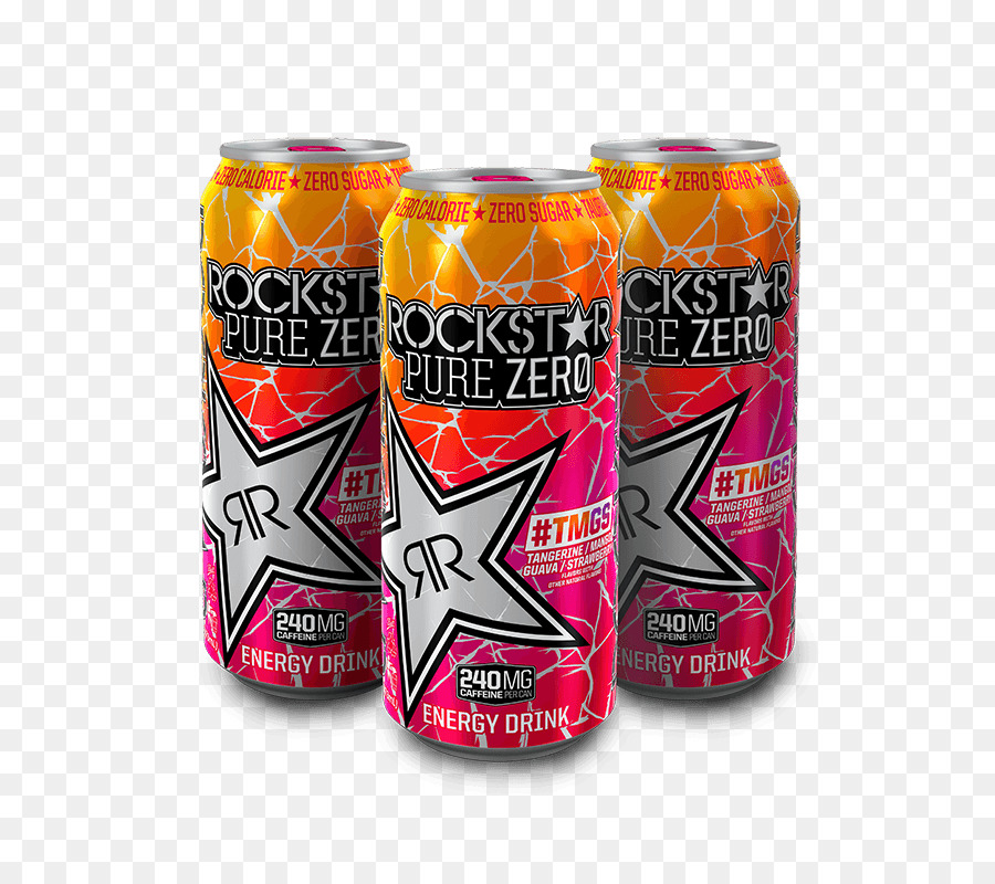 Rockstar Puro Zero，Bebida Energética PNG