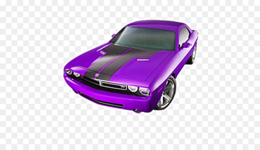 Muscle Car Roxo，Carro PNG