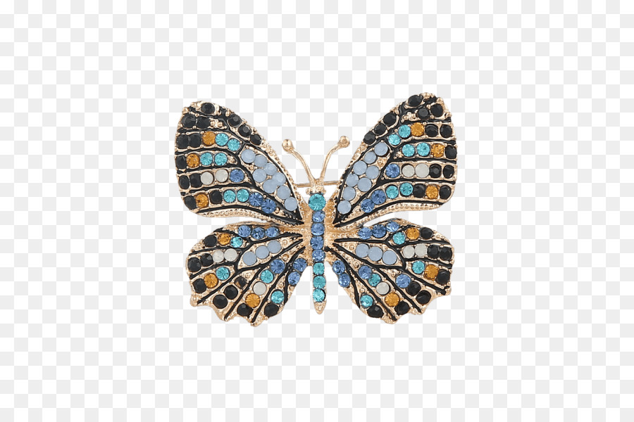 Broche De Borboleta，Colorido PNG