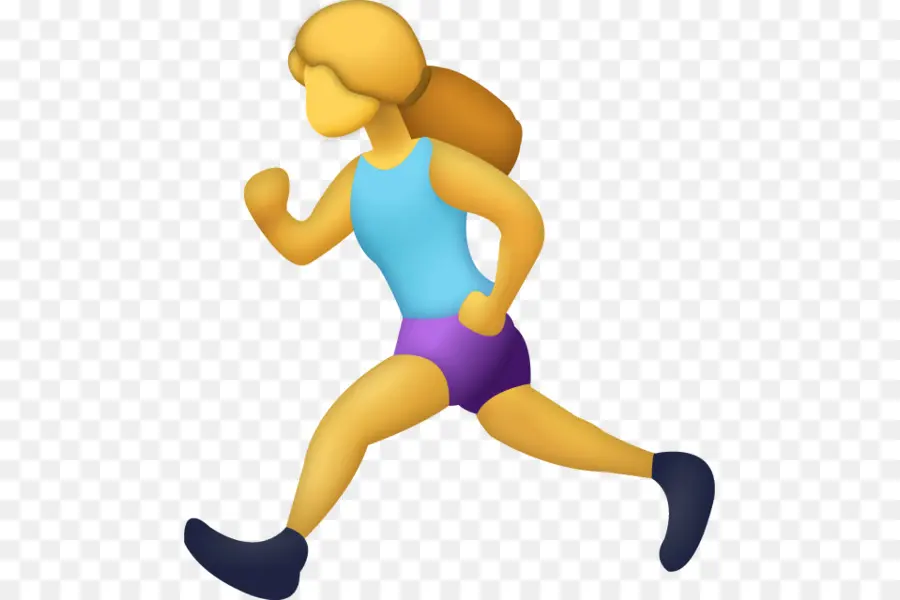 Runner Feminino，Emoji PNG