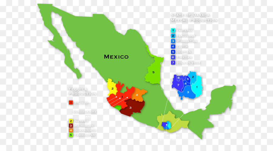 México，Mapa PNG