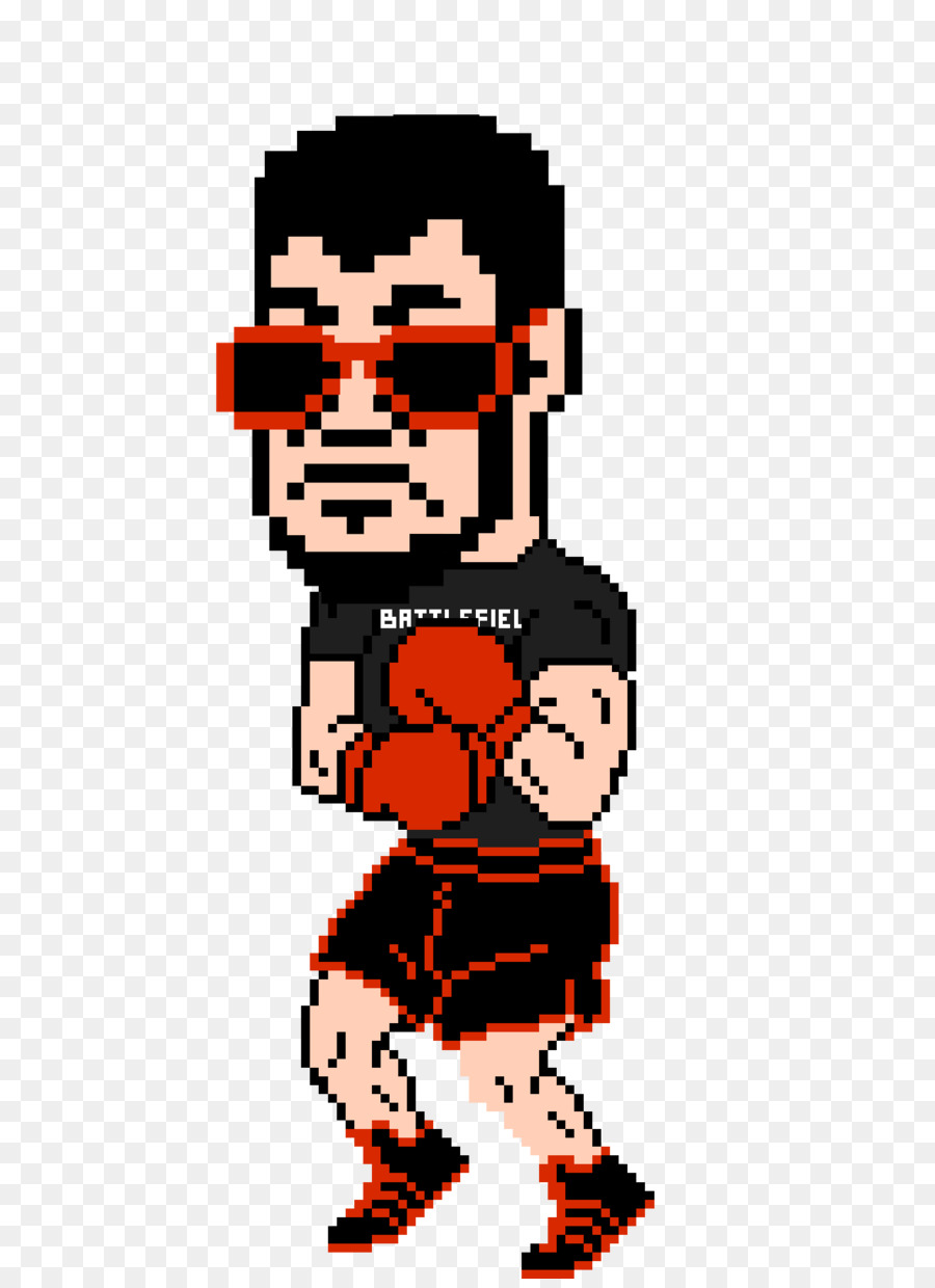 O Punchout，Pixel Art PNG