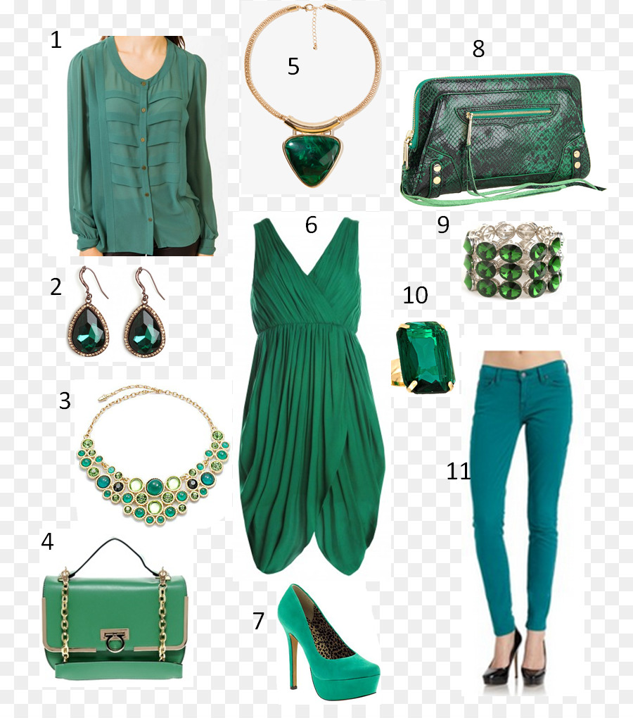 Verde，Vestuário PNG