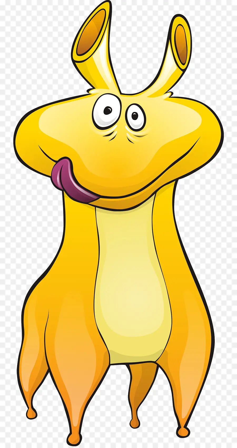 Personagem De Desenho Animado Amarelo，Personagem PNG