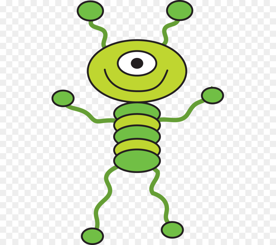 Alienígena Verde，Desenho Animado PNG