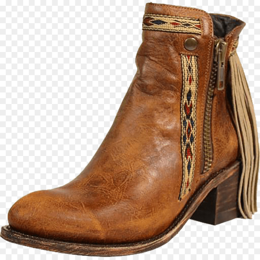 Cowboy Boot，Camurça PNG