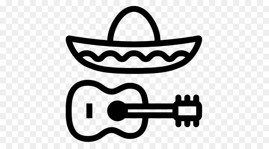 Sombrero E Guitarra，Chapéu PNG