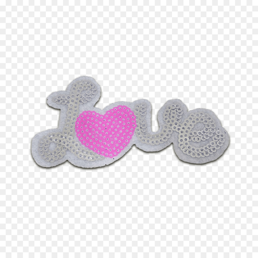 Cor De Rosa，Patch Bordado PNG