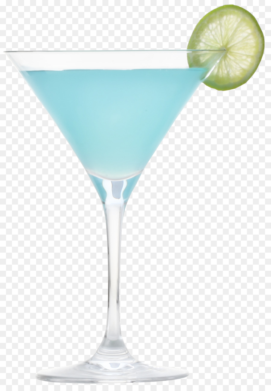 Coquetel Azul，Copo De Martini PNG