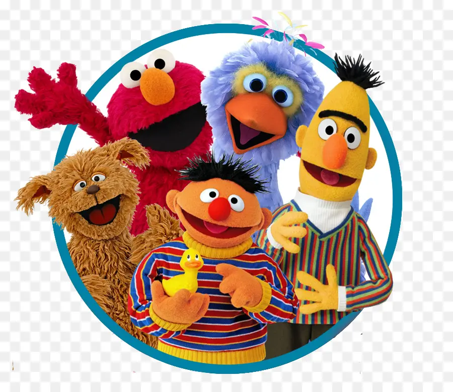 Bert Ernie，Elmo PNG