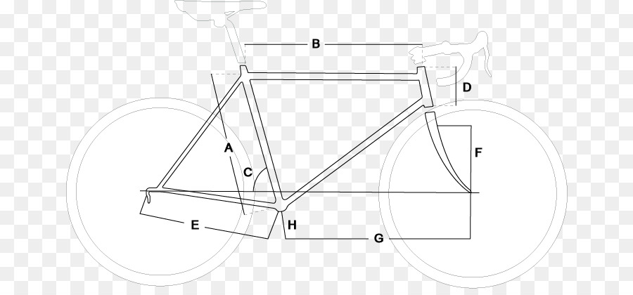 Quadros De Bicicleta，Arte De Linha PNG