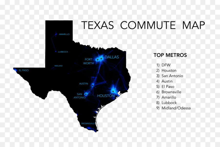 Texas，Mapa PNG