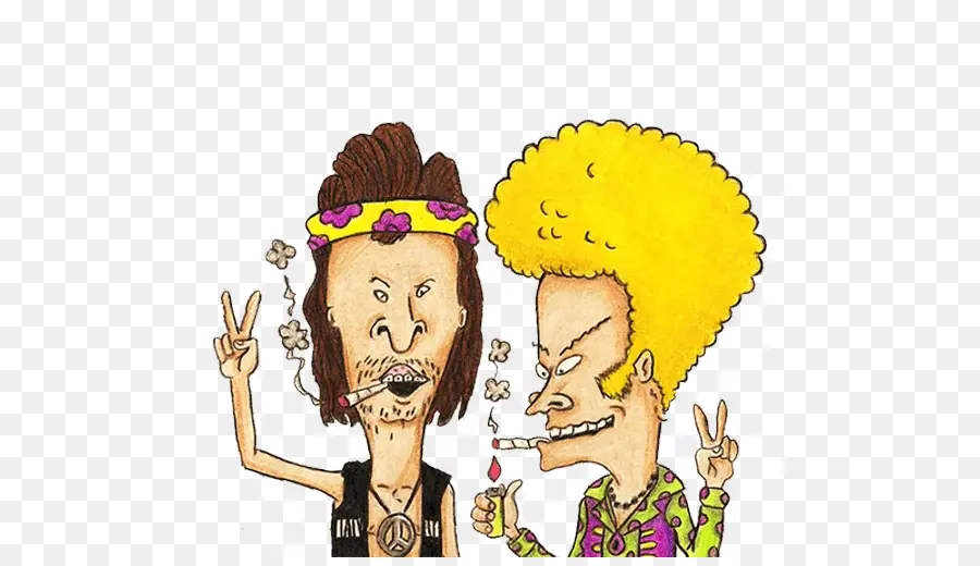 Personagens De Desenhos Animados，Hippie PNG