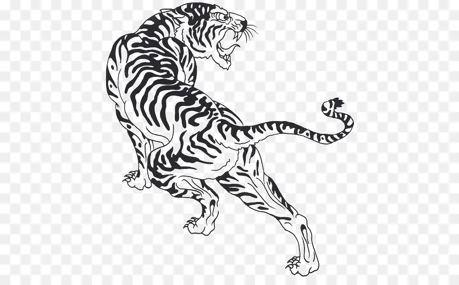 Tigre，Tatuagem PNG