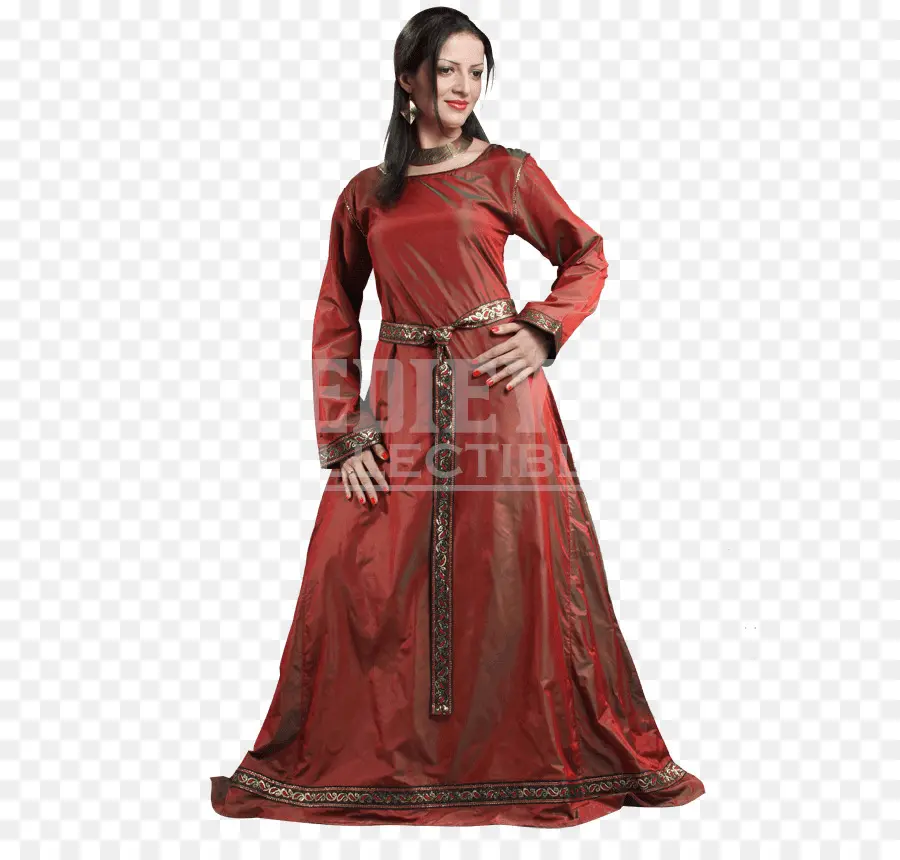 Vestido Vermelho，Moda PNG