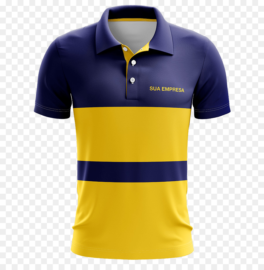 Camisa Pólo，Amarelo PNG