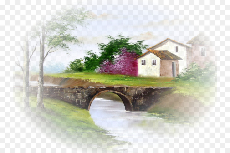 Pintura，Pintura Em Aquarela PNG