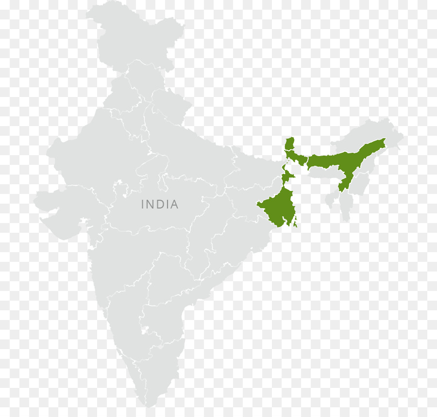 Mapa，índia PNG