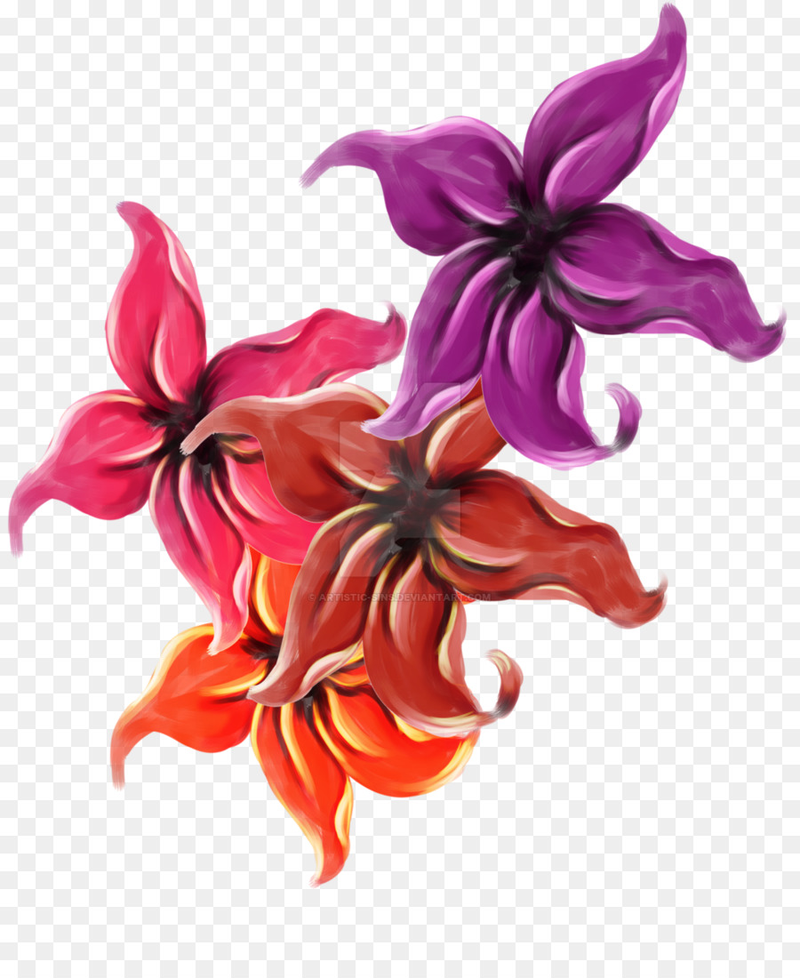 Flores De Corte，Magenta PNG