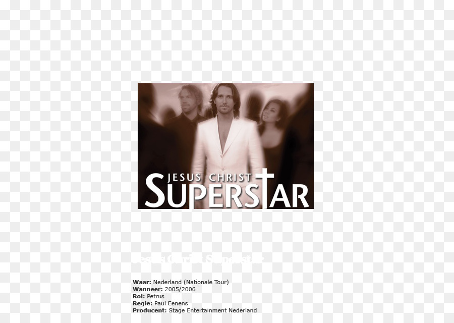 Jesus Cristo Superstar，Teatro Musical PNG