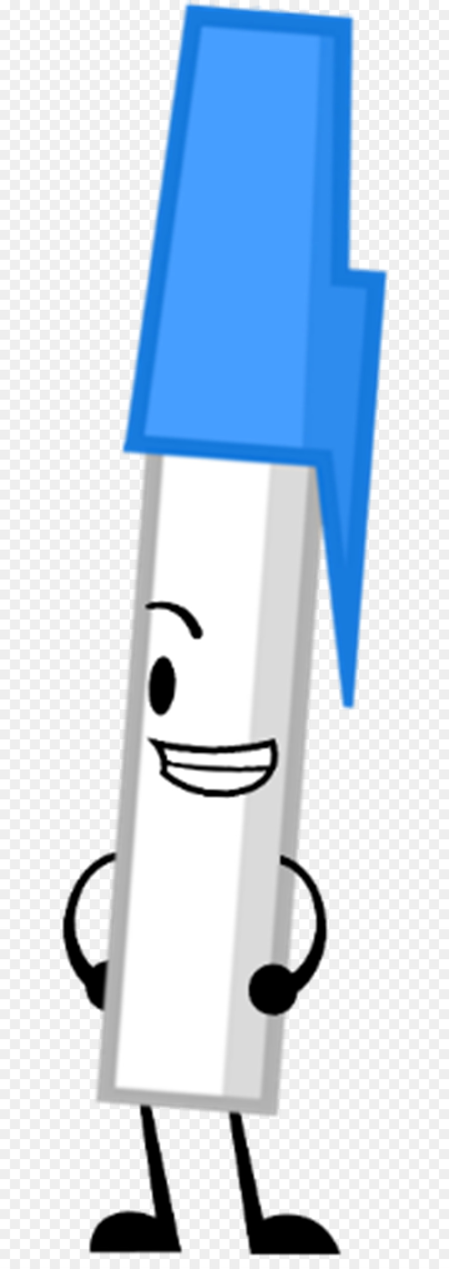 Personagem Marcador，Boné Azul PNG