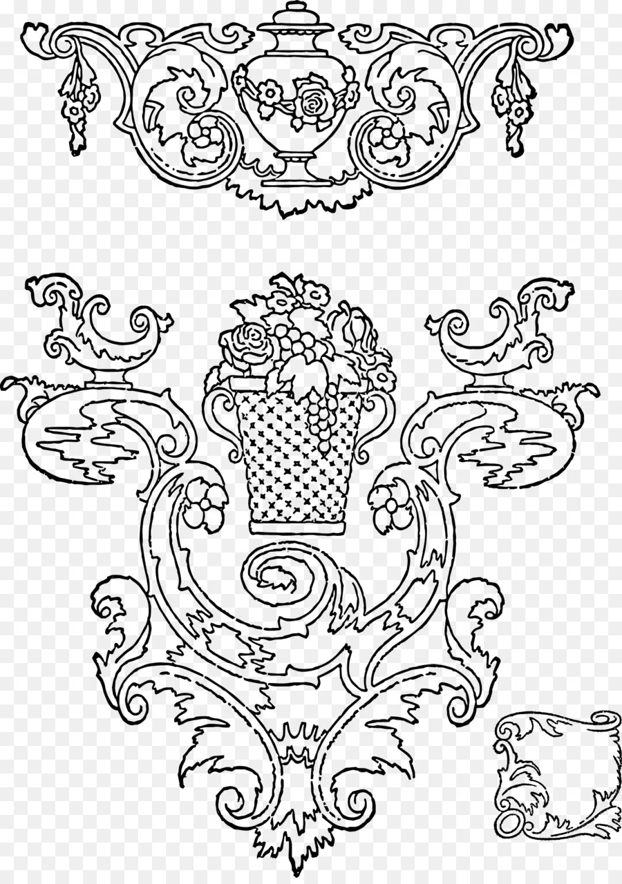 Desenho Ornamental，Ornamento PNG